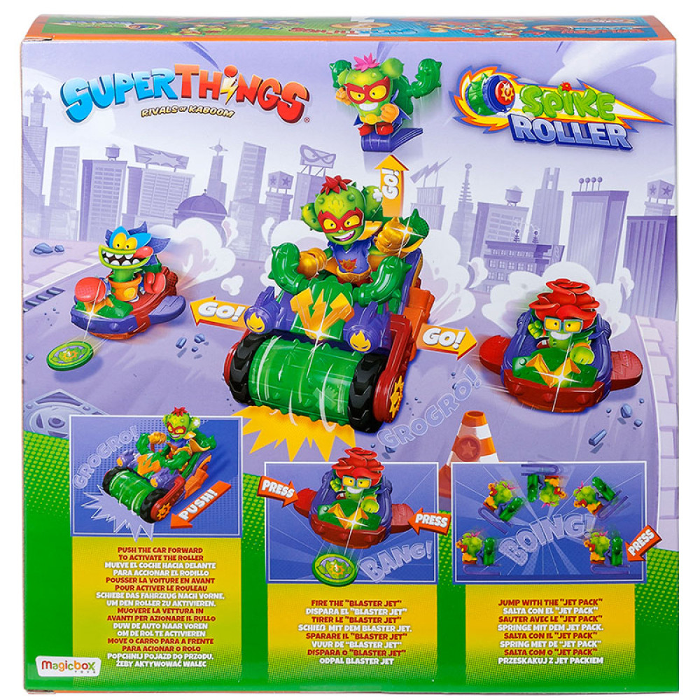 Игровой набор Superthings Kazoom Kids S1 - Спайк-роллер Кактус (PSTSP514IN00)