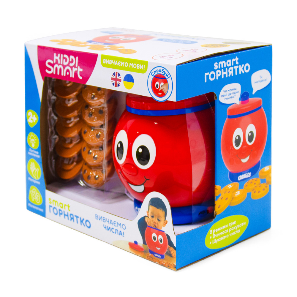 Интерактивная игрушка Kiddi Smart Горшочек, двуязычная (524800)