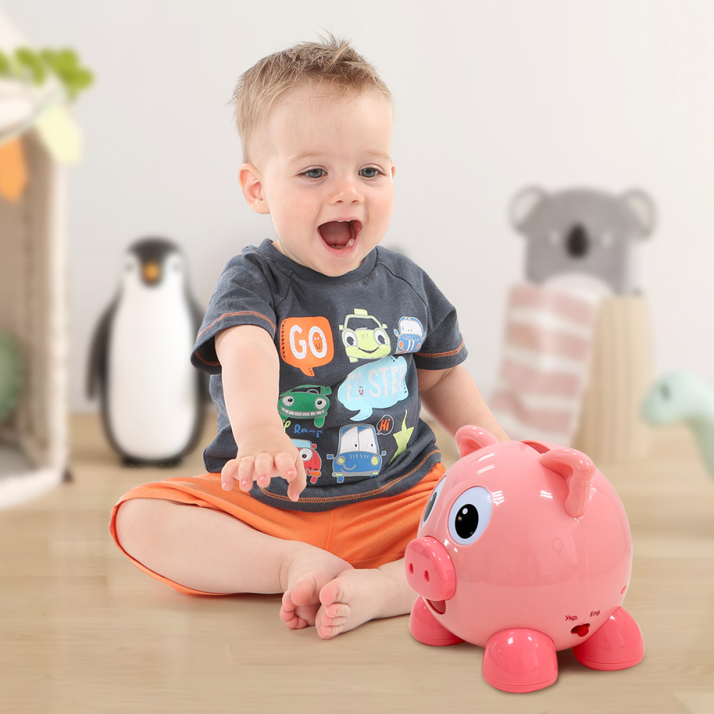 Интерактивная игрушка Kiddi Smart Копилочка, двуязычная (208441)
