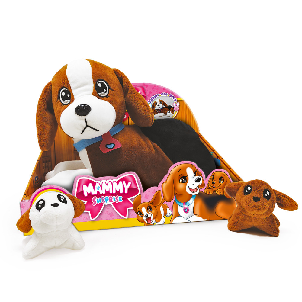 Мягкая игрушка серии Big Dog – Мама бигль с сюрпризом (44/CN-23-2)
