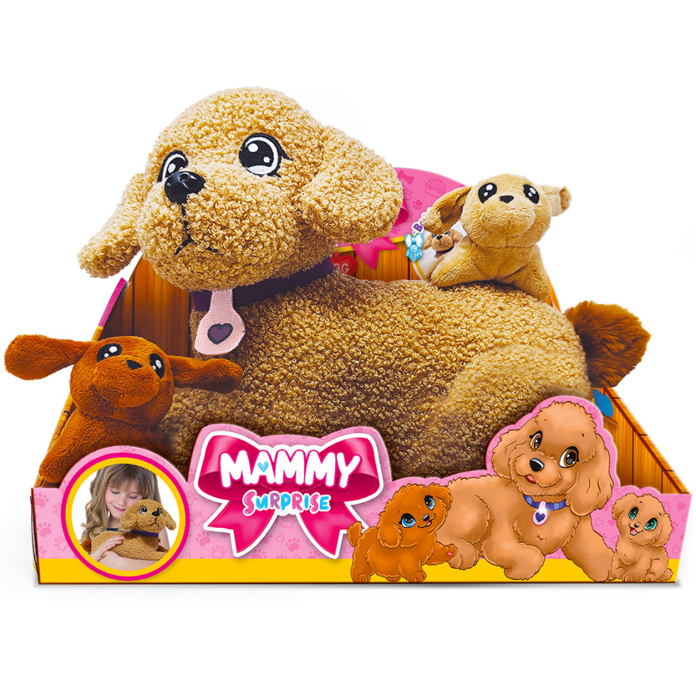 Мягкая игрушка серии Big Dog – Мама пудель с сюрпризом (44/CN-23-1)
