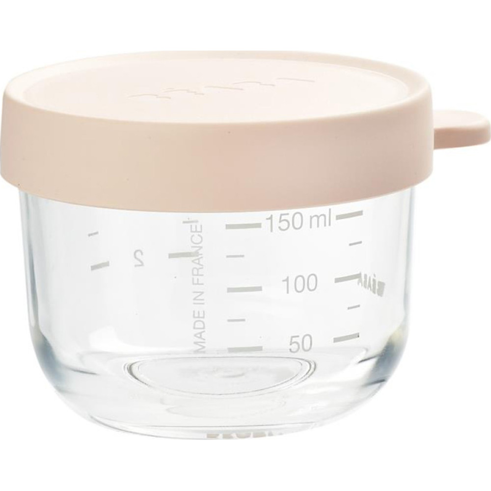 Контейнер стеклянный для хранения Beaba Babycook, 150 мл, розовый (912649)