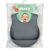 Нагрудник силиконовый Beaba, минерал (913558) 