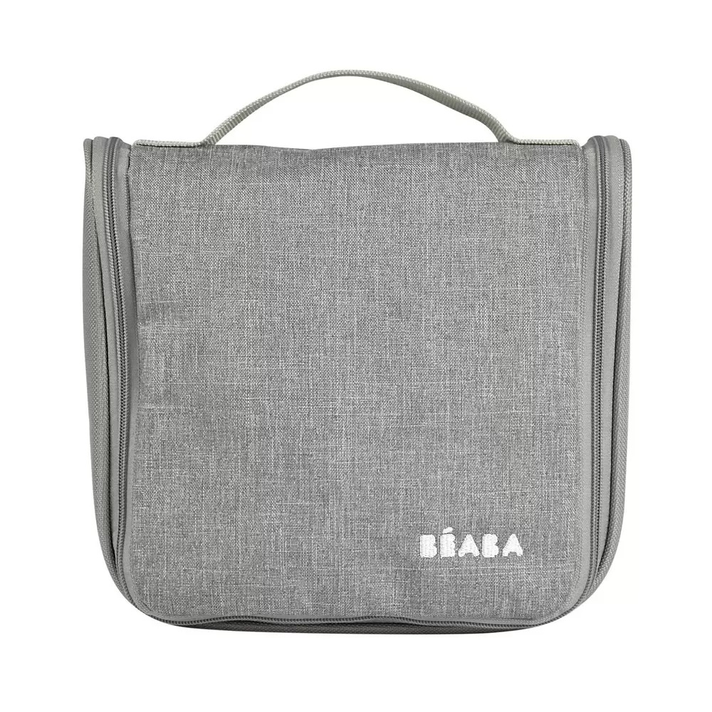 Косметичка з туалетним приладдям Beaba, сірий/зелений (920381) Косметичка з туалетним приладдям Beaba, сірий/зелений (920381)
