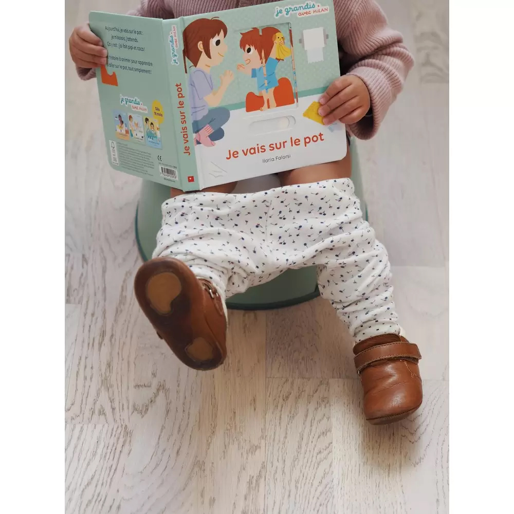 Эргономичный горшок Beaba, оливковый (920394)