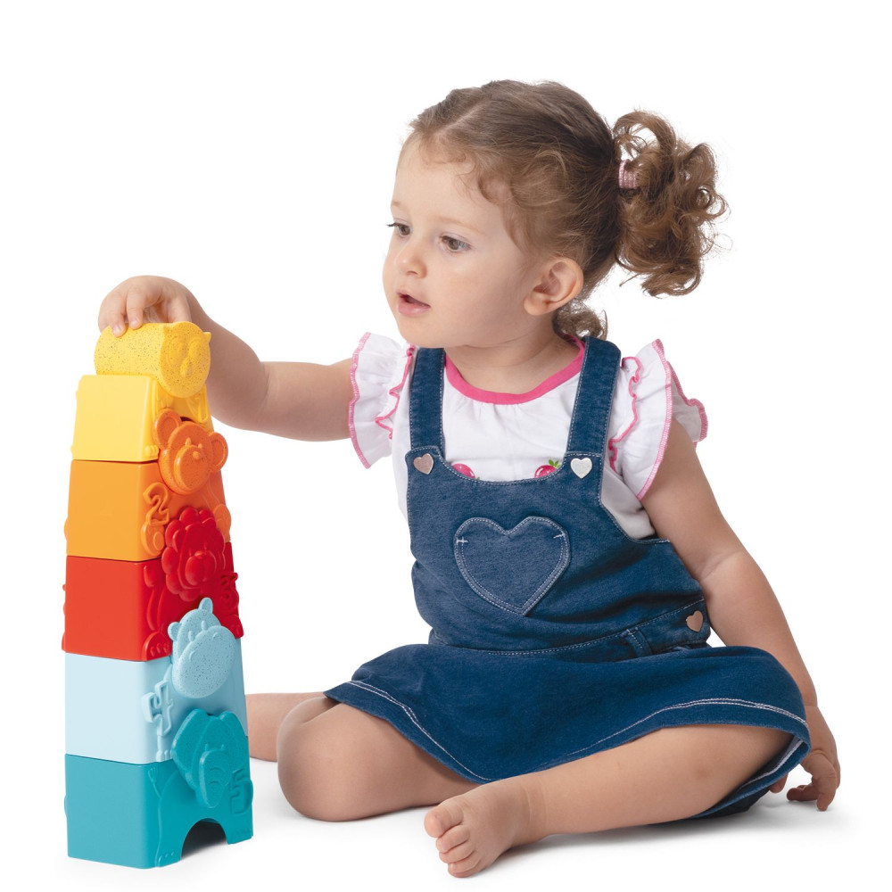 Іграшка-пірамідка 2 в 1 Chicco Eco+ Зообашня (11570.00) Іграшка-пірамідка 2 в 1 Chicco Eco+ Зообашня (11570.00)