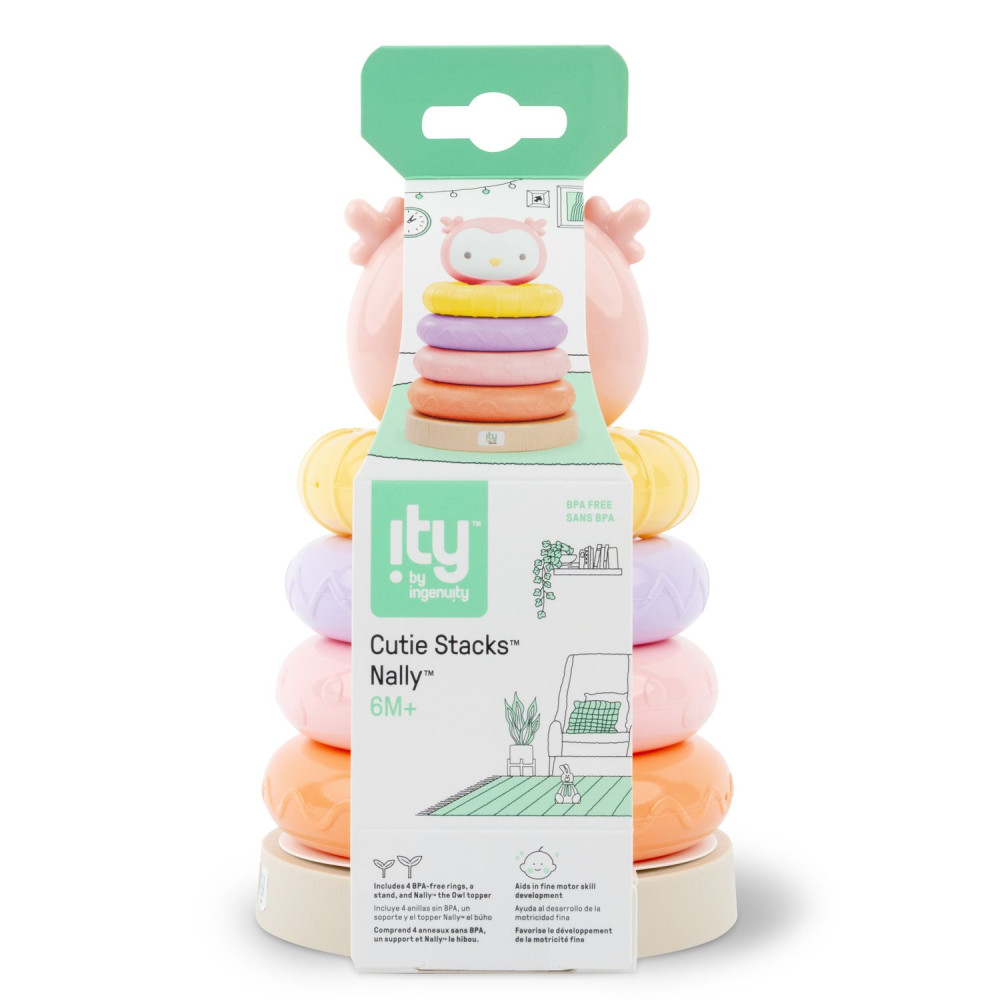 Игрушка-пирамидка Ingenuity Cutie Stacks – Nally (16880)