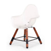 Стульчик для кормления Childhome Evolu 2 с бампером, nut/frosted (CHEVOCHFR)