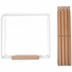 Комплект дополнительных удлинительных ножек Childhome Evolu с подножкой - natural/white (CHEVOFTNA)