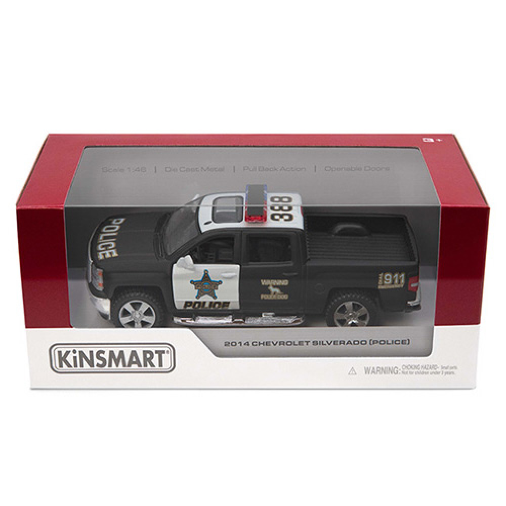 Машинка Kinsmart 2014 Chevrolet Silverado Police (KT5381WP)