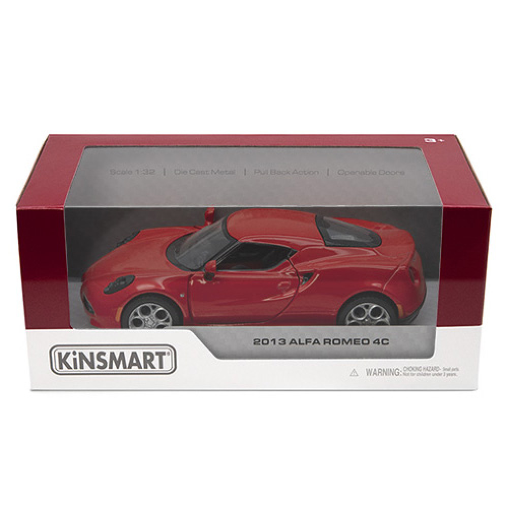 Машинка Kinsmart 2013 Alfa Romeo 4C (KT5366W) Машинка Kinsmart 2013 Alfa Romeo 4C (KT5366W)