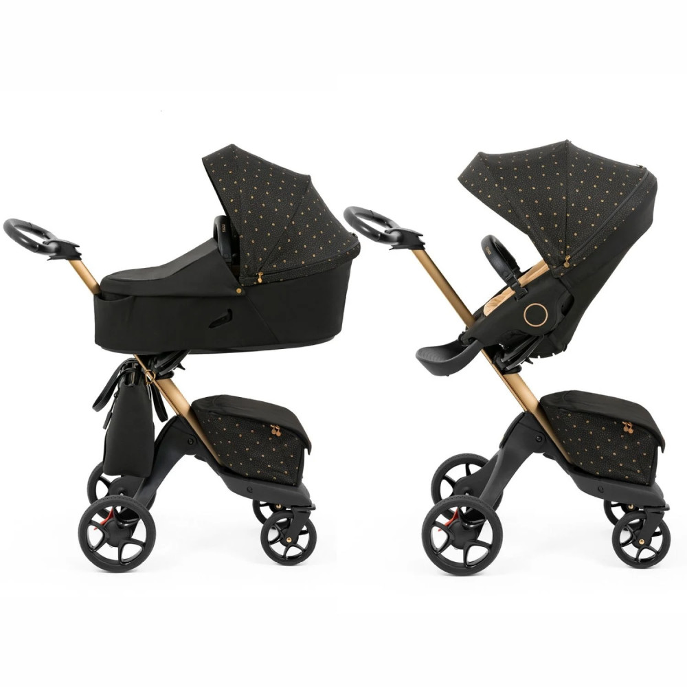 Stokke Xplory X - детская коляска 2 в 1 с люлькой для новорожденных, всесезонная коляска с прогулочным блоком • Signature Special Edition (k.571406)