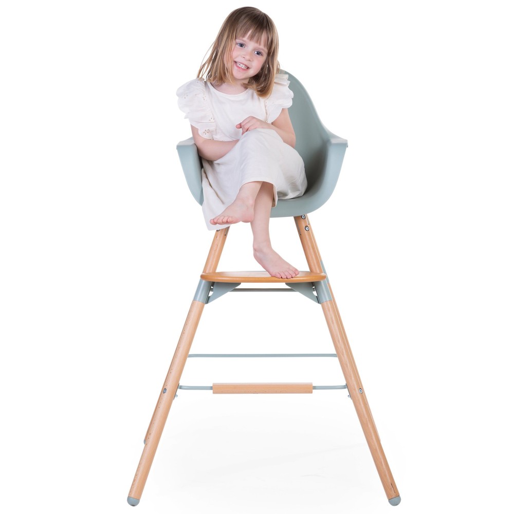 Комплект дополнительных удлинительных ножек Childhome Evolu с подножкой - wood/mint (CHEVOFTMI)