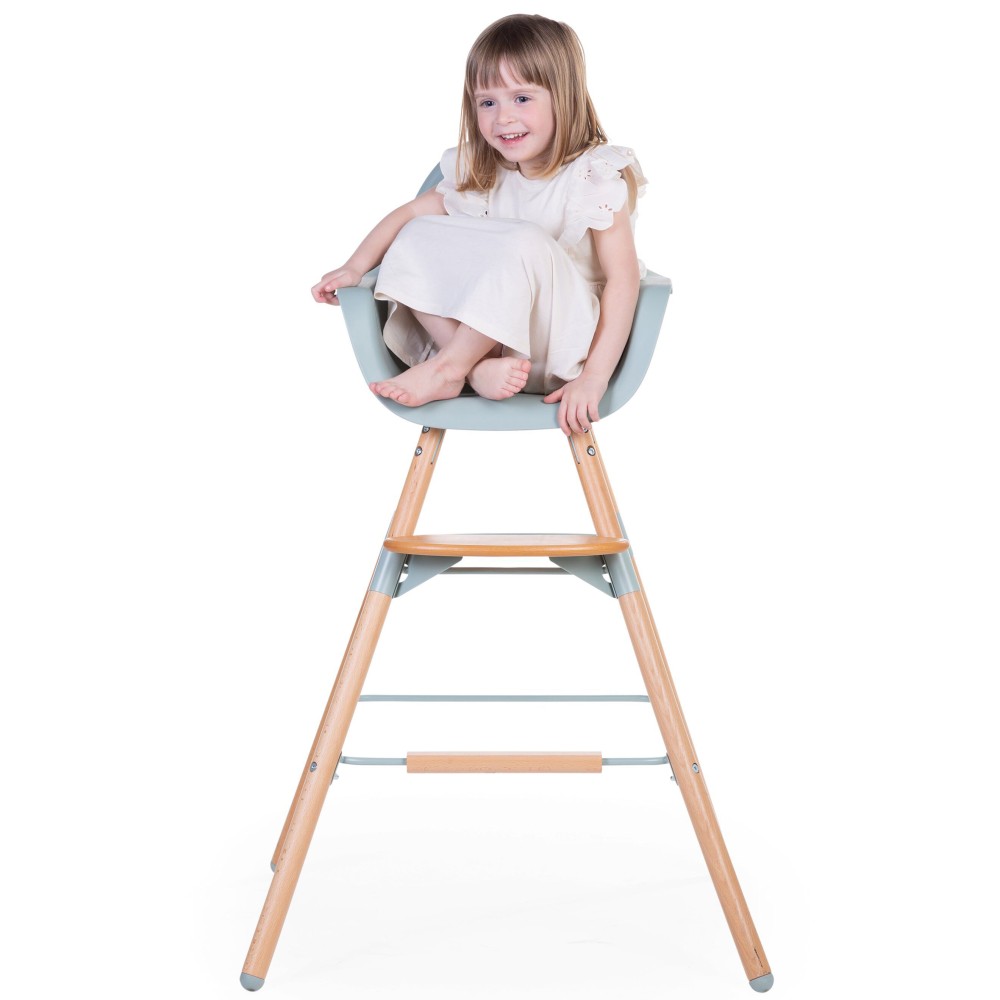 Комплект дополнительных удлинительных ножек Childhome Evolu с подножкой - wood/mint (CHEVOFTMI)