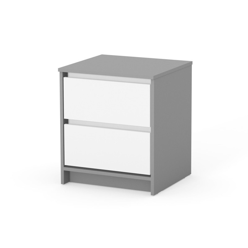 Veres Bern | Верес Берн - тумбочка • Graphite White | Біло-графітовий
