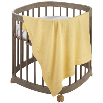 Вязаный плед Tweeto, желтый (Т 108)