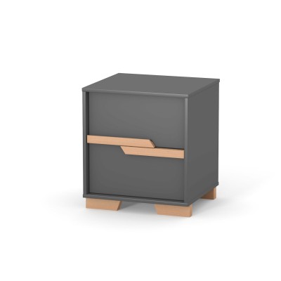 Veres Seattle | Верес Сіетл - тумбочка • Anthracite Natural | Темно-сірий