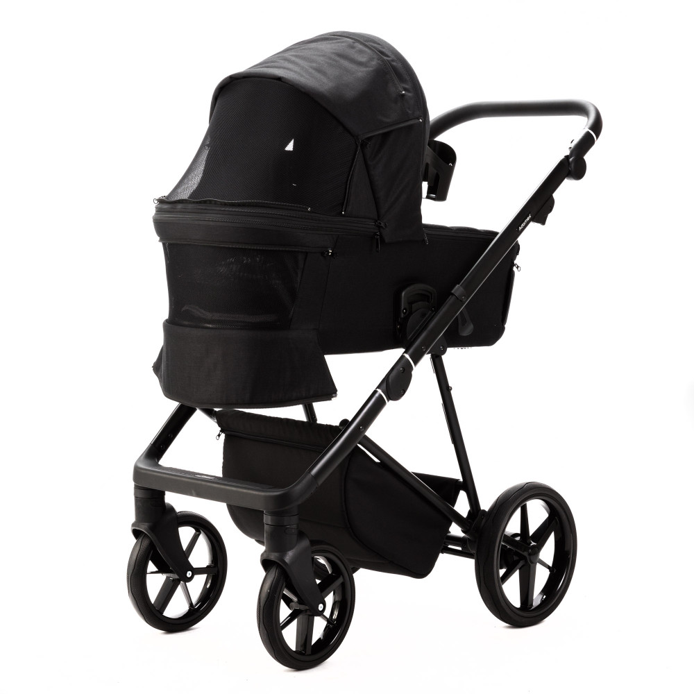 Коляска 2 в 1 Adamex Vasco TK-53 черная ткань (VTK530001) Коляска 2 в 1 Adamex Vasco TK-53 черная ткань (VTK530001)