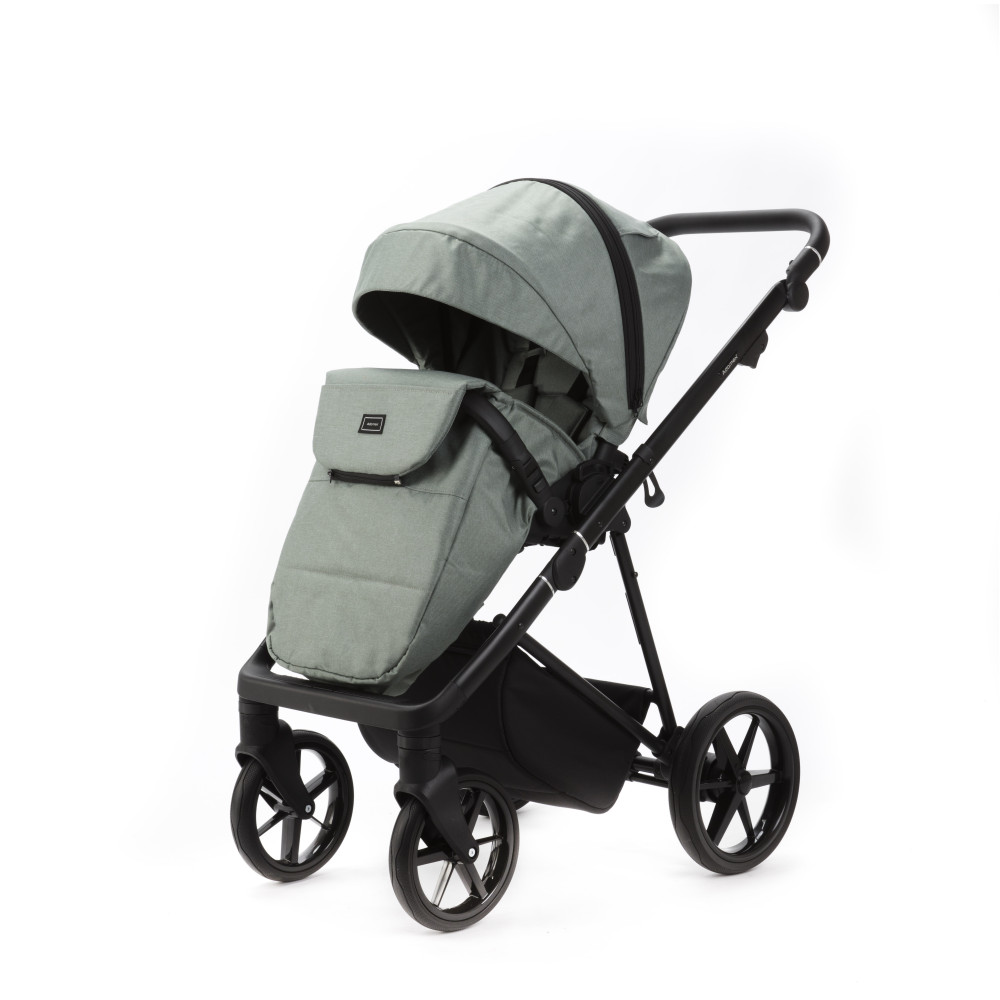 Коляска 2 в 1 Adamex Vasco TK-99 серая ткань (VTK990000)