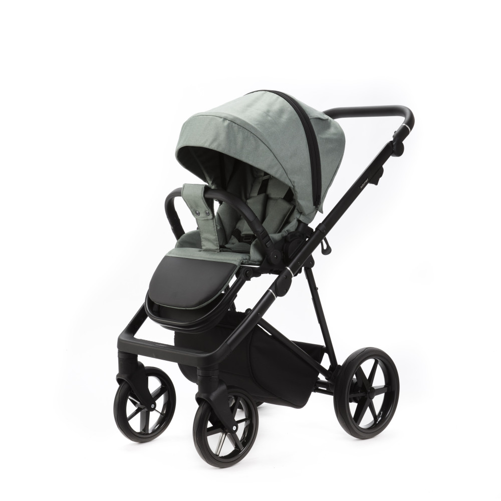 Коляска 2 в 1 Adamex Vasco TK-99 серая ткань (VTK990000)