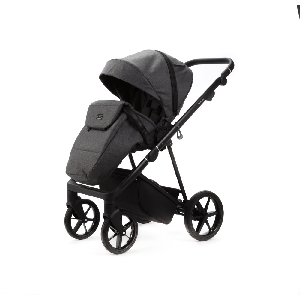 Коляска 2 в 1 Adamex Vasco TK-57 графит ткань (VTK570000)