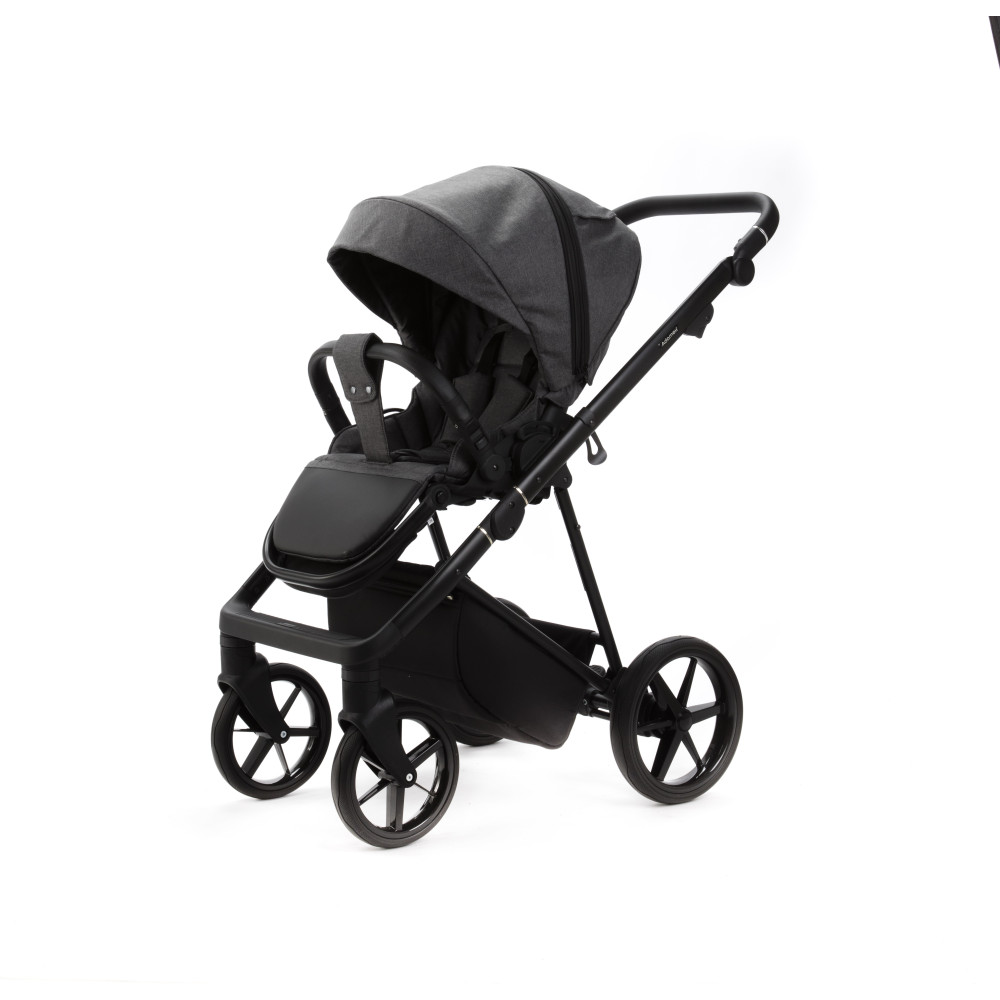 Коляска 2 в 1 Adamex Vasco TK-57 графит ткань (VTK570000)