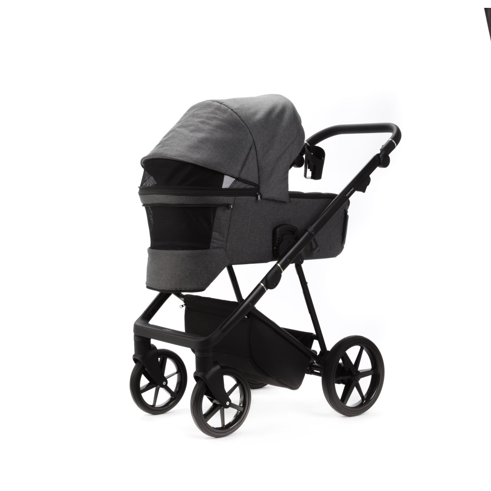 Коляска 2 в 1 Adamex Vasco TK-57 графит ткань (VTK570000)