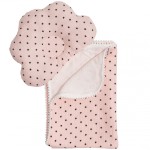 Плед и подушка Twins муслин маршмелоу Звезды 110х80, розовый (1411-TMPO-08S)