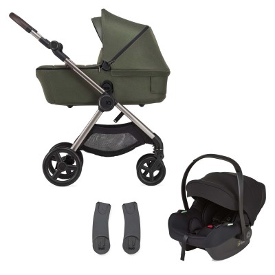 Anex iQ Premium - детская коляска с люлькой, прогулочное сиденье, легкая и компактная прогулка, 2 комплекта колес • Richi - BLACK FRIDAY автокрісло та адаптери подарунок!