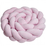 Бампер - косичка Twins 3-х прядна 240 см, рожвый (2020-K3-240-08)