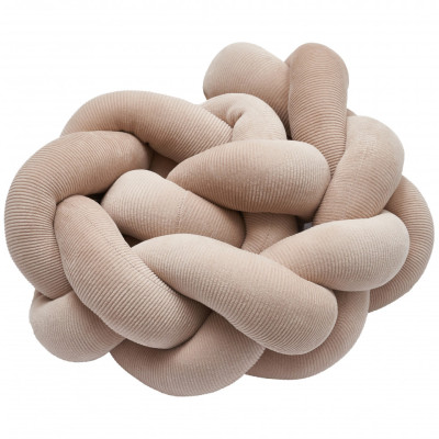 Бампер - косичка Twins Ego 3-х прядна 240 см, бежевий (2020-K3-240E-02)