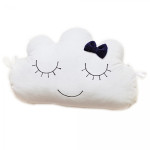 Бампер - подушка Twins Cloud, білий/чорний (7099-DC-13) Бампер - подушка Twins Cloud, білий/чорний (7099-DC-13)