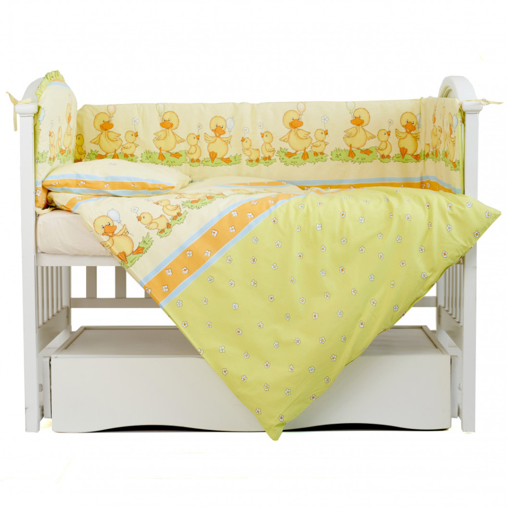 Бампер Twins Comfort Утята, зеленый (2051-C-027)