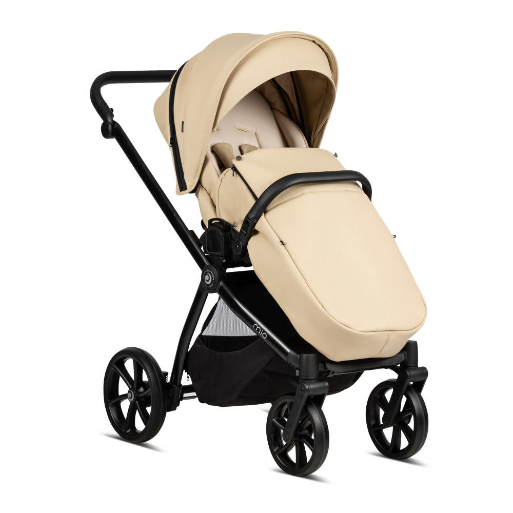 Коляска 2 в 1 Tutis Mio Leather 180 Beige