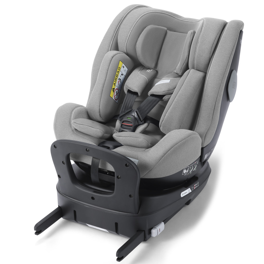 Recaro Salia 125 i-Size - дитяче автокрісло (0-6 років / 40 – 125 см / 0-25 кг), кріпиться за допомогою системи Isofix, функція обертання на 360°, бічний захист • Carbon Grey
