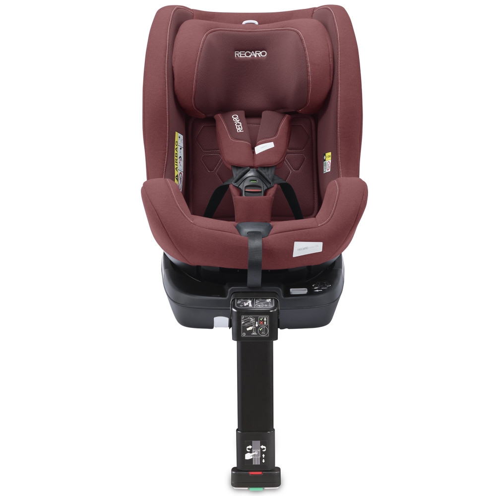 Recaro Salia 125 i-Size - детское автокресло (0-6 лет / 40 – 125 см / 0-25 кг), крепится с помощью системы Isofix, функция вращения на 360°, боковая защита • Iron Red