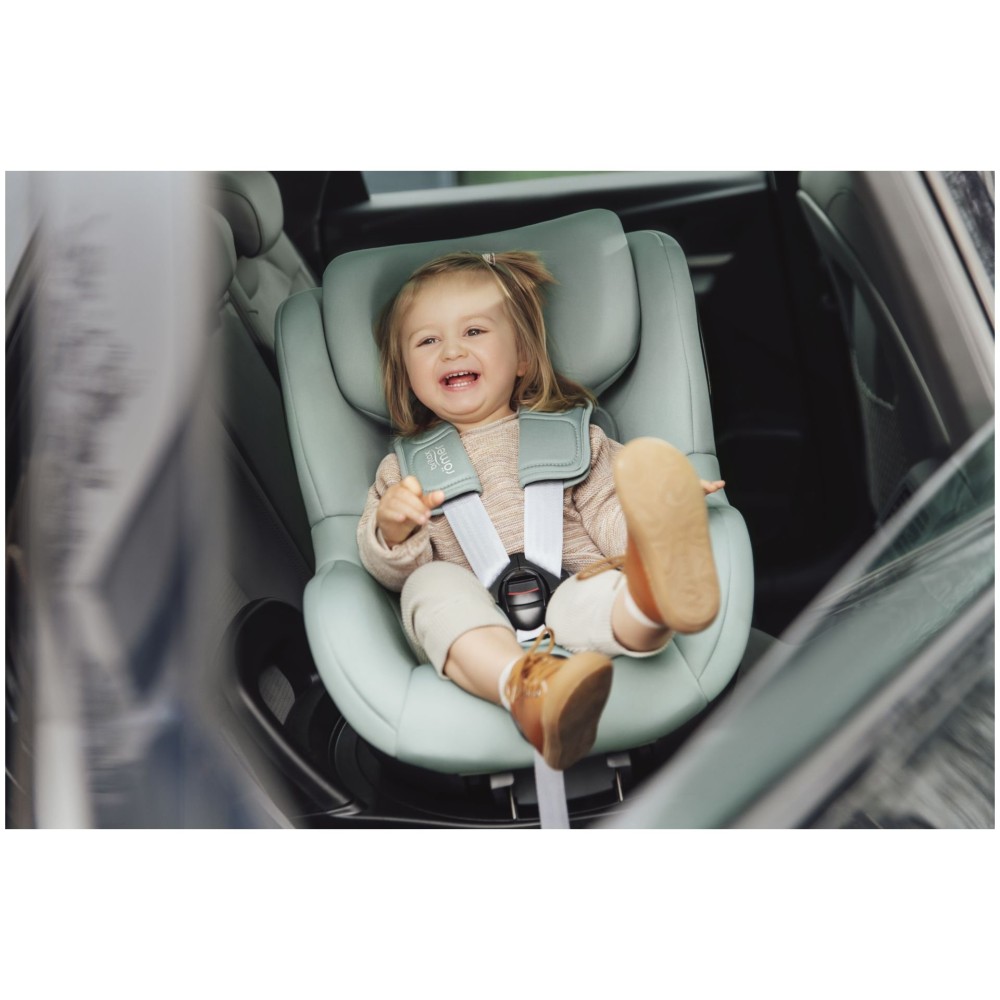 Britax Romer Dualfix iSense - детское автокресло (от 3 месяцев до 4 лет / 61 - 105 см), с функцией поворота на 360 градусов, для использования автокресла необходима совместимая база ISOFIX • Atlantic Green Britax Romer Dualfix iSense - детское автокресло (от 3 месяцев до 4 лет / 61 - 105 см), с функцией поворота на 360 градусов, для использования автокресла необходима совместимая база ISOFIX • Atlantic Green