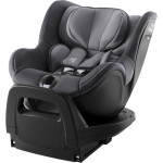 Britax Romer Dualfix PRO - автокресло для новорожденного (от 0 до 4 лет / 40 - 105 см) с функцией поворота на 360 градусов (против и по ходу движения), с креплением ISOFIX • Midnight Grey