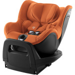 Britax Romer Dualfix PRO - автокресло для новорожденного (от 0 до 4 лет / 40 - 105 см) с функцией поворота на 360 градусов (против и по ходу движения), с креплением ISOFIX • Golden Cognac