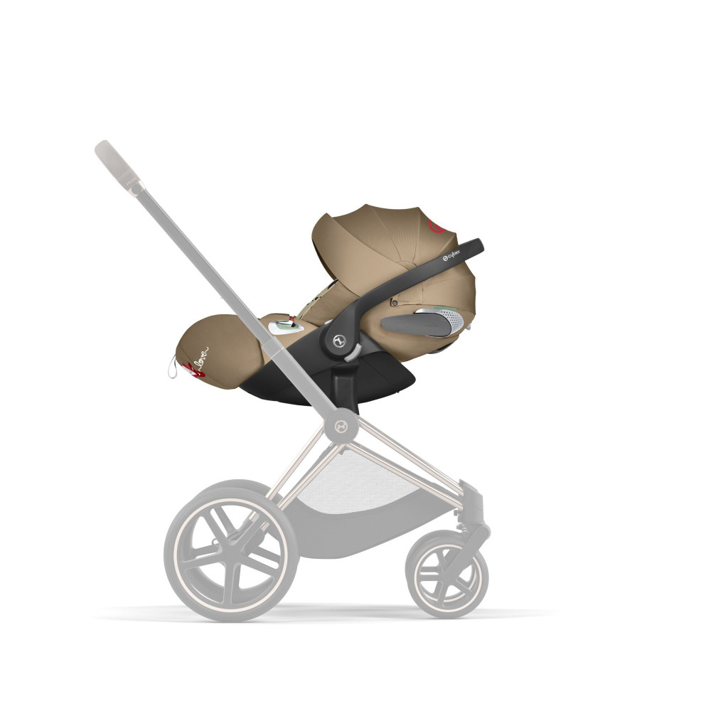 Cybex Cloud T i-Size - автокресло для новорожденного (от 0 до 24 месяцев / 45 - 87 см рост), раскладывающееся до лежачего положения • One Love