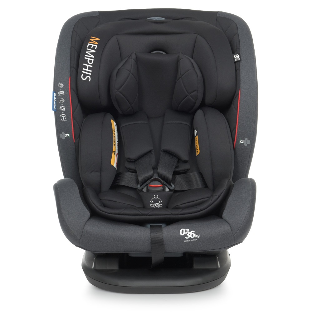 El Camino Memphis ME 1093 - дитяче автокрісло (0 – 12 років / 0 – 36 кг), кріплення Isofix • Shadow Black El Camino Memphis ME 1093 - дитяче автокрісло (0 – 12 років / 0 – 36 кг), кріплення Isofix • Shadow Black