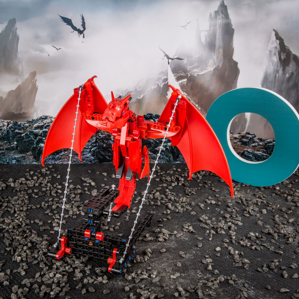 Конструктор Clementoni Floating Dragon, серия Science & Play, 220 деталей (75065)