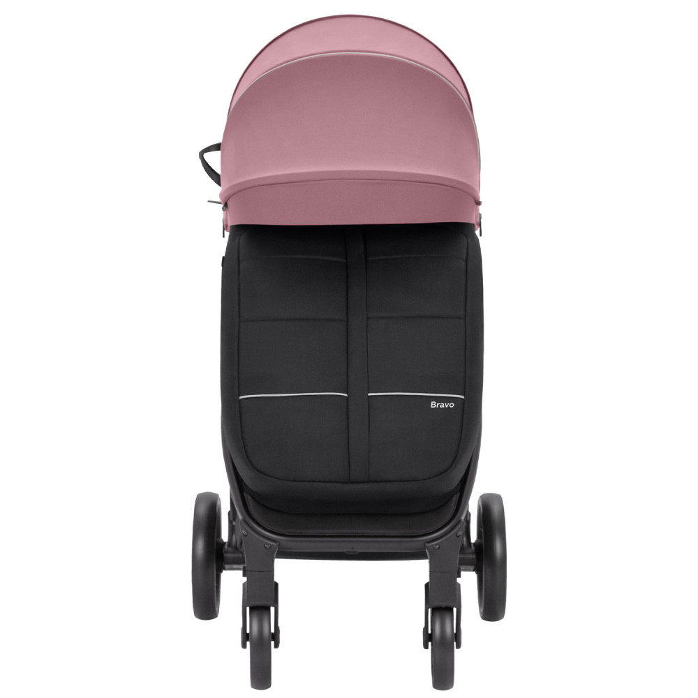 Carrello Bravo BF CRL-8512 - прогулянкова коляска для бездоріжжя, всесезонний візок • Crystal Pink