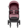Carrello Bravo BF CRL-8512 - прогулянкова коляска для бездоріжжя, всесезонний візок • Crystal Pink