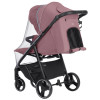 Carrello Bravo BF CRL-8512 - прогулянкова коляска для бездоріжжя, всесезонний візок • Crystal Pink