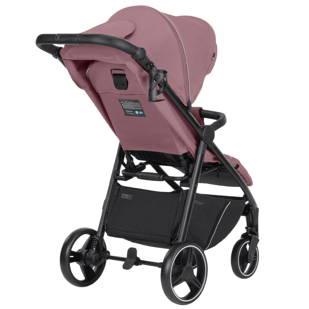Carrello Bravo BF CRL-8512 - прогулянкова коляска для бездоріжжя, всесезонний візок • Crystal Pink
