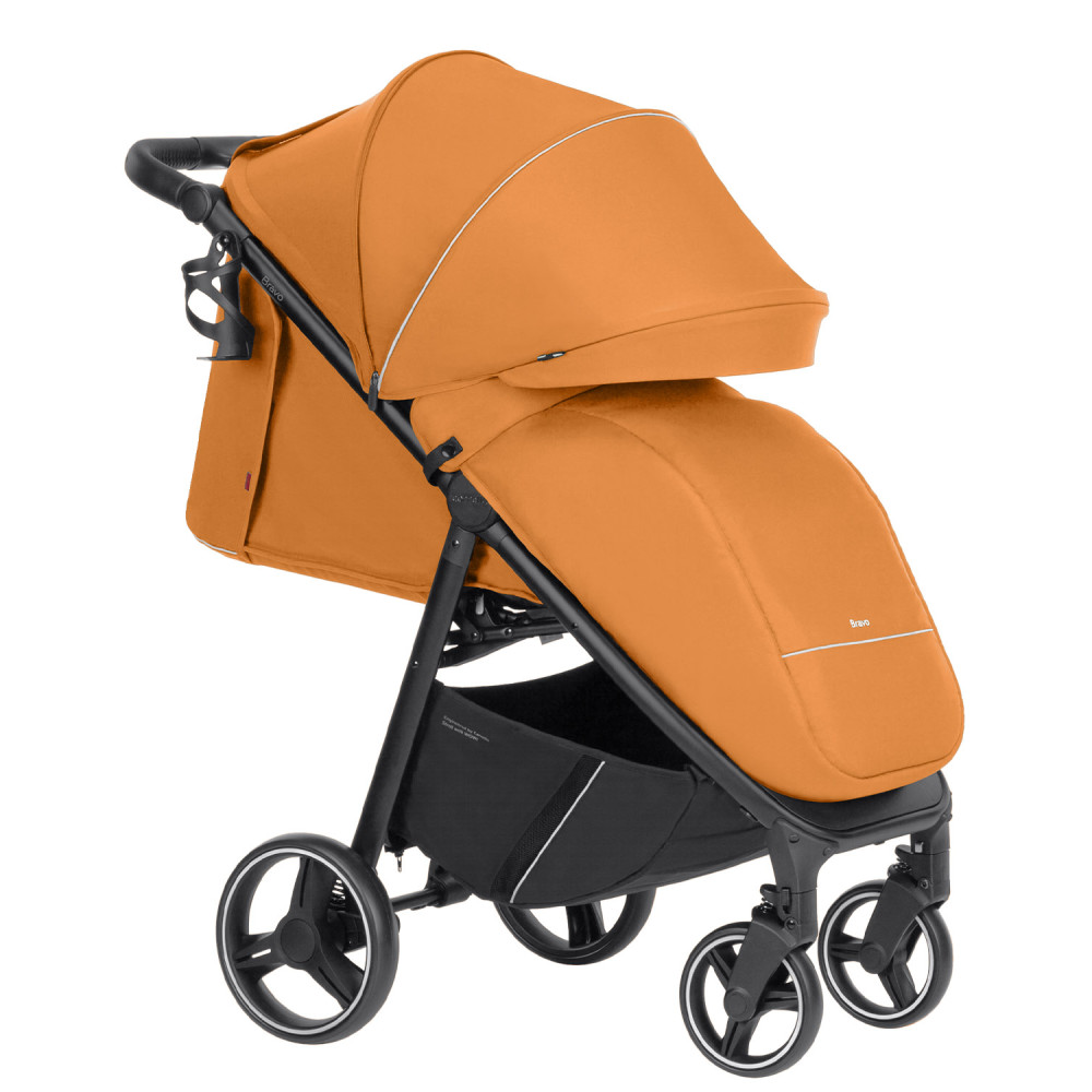 Carrello Bravo 2024 CRL-8512 - всесезонная прогулочная коляска • Amber Orange