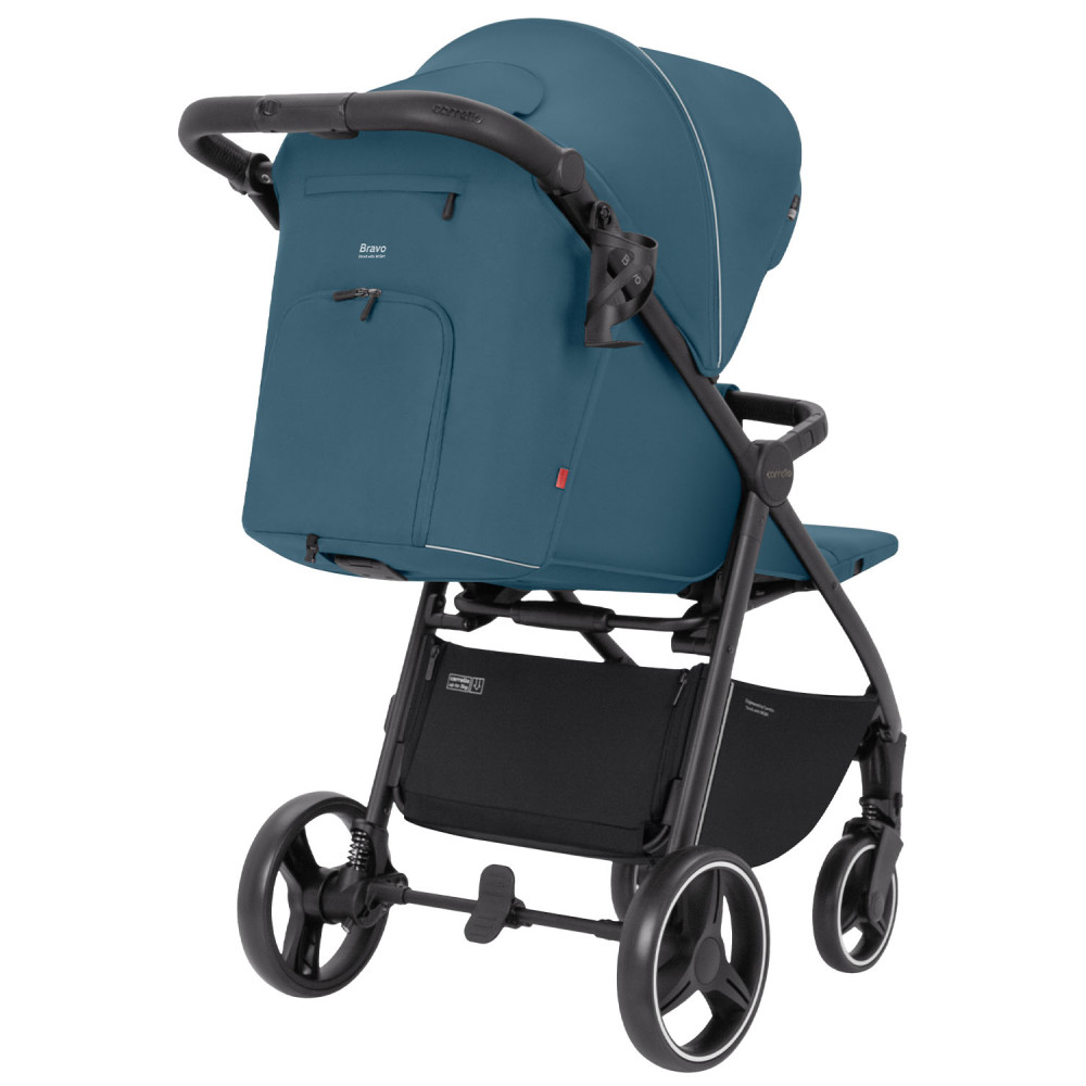 Carrello Bravo BF CRL-8512 - прогулянкова коляска для бездоріжжя, всесезонний візок • Ice Blue