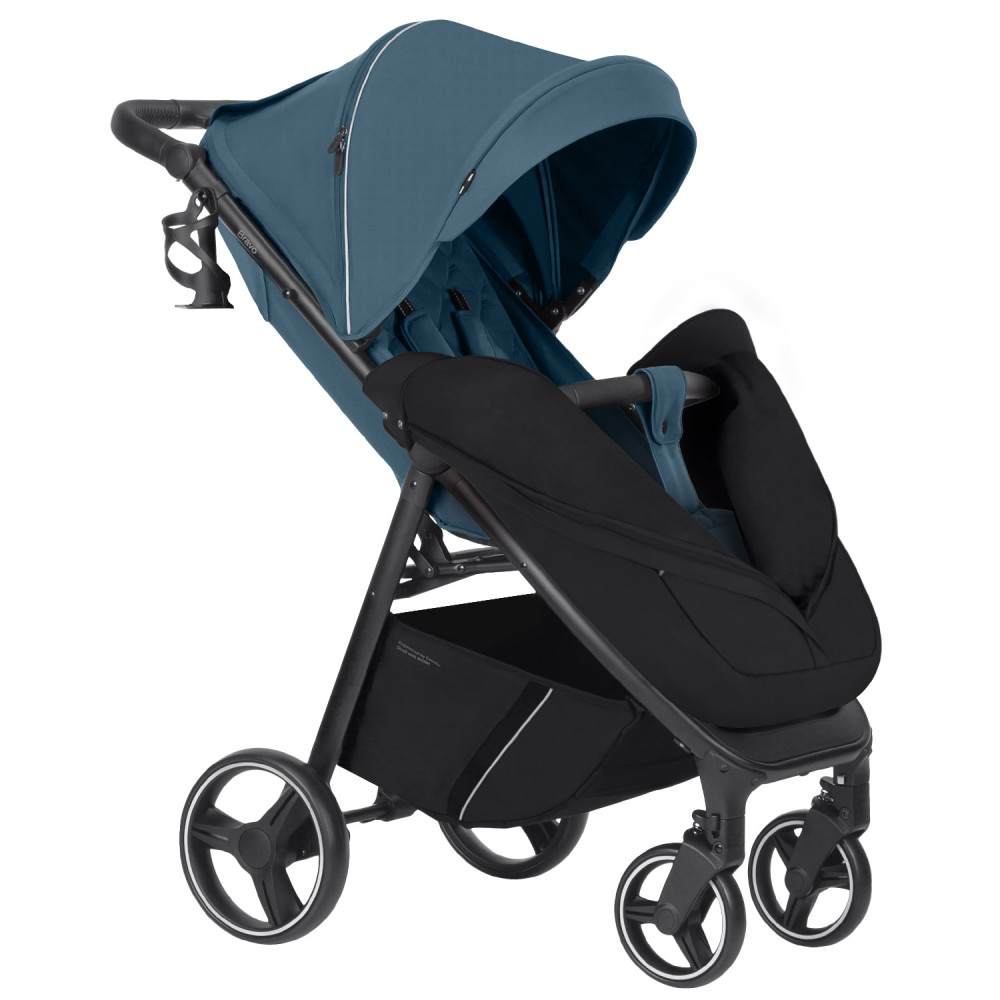 Carrello Bravo BF CRL-8512 - прогулянкова коляска для бездоріжжя, всесезонний візок • Ice Blue