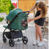Carrello Bravo BF CRL-8512 - прогулянкова коляска для бездоріжжя, всесезонний візок • Ice Blue